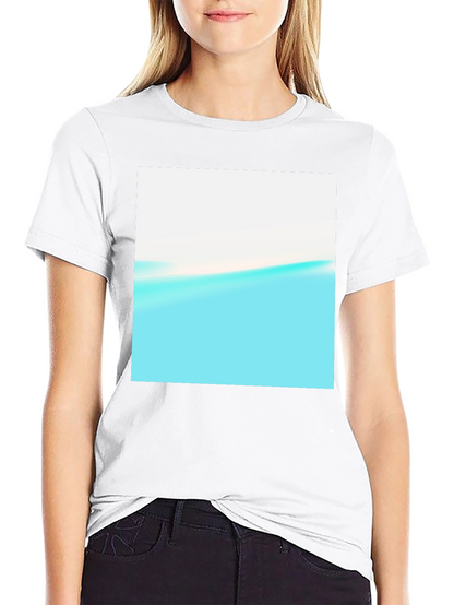 Abstract Horizon Black T-Shirt