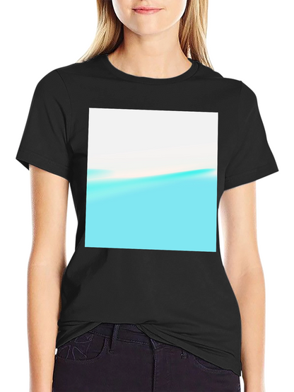 Abstract Horizon Black T-Shirt