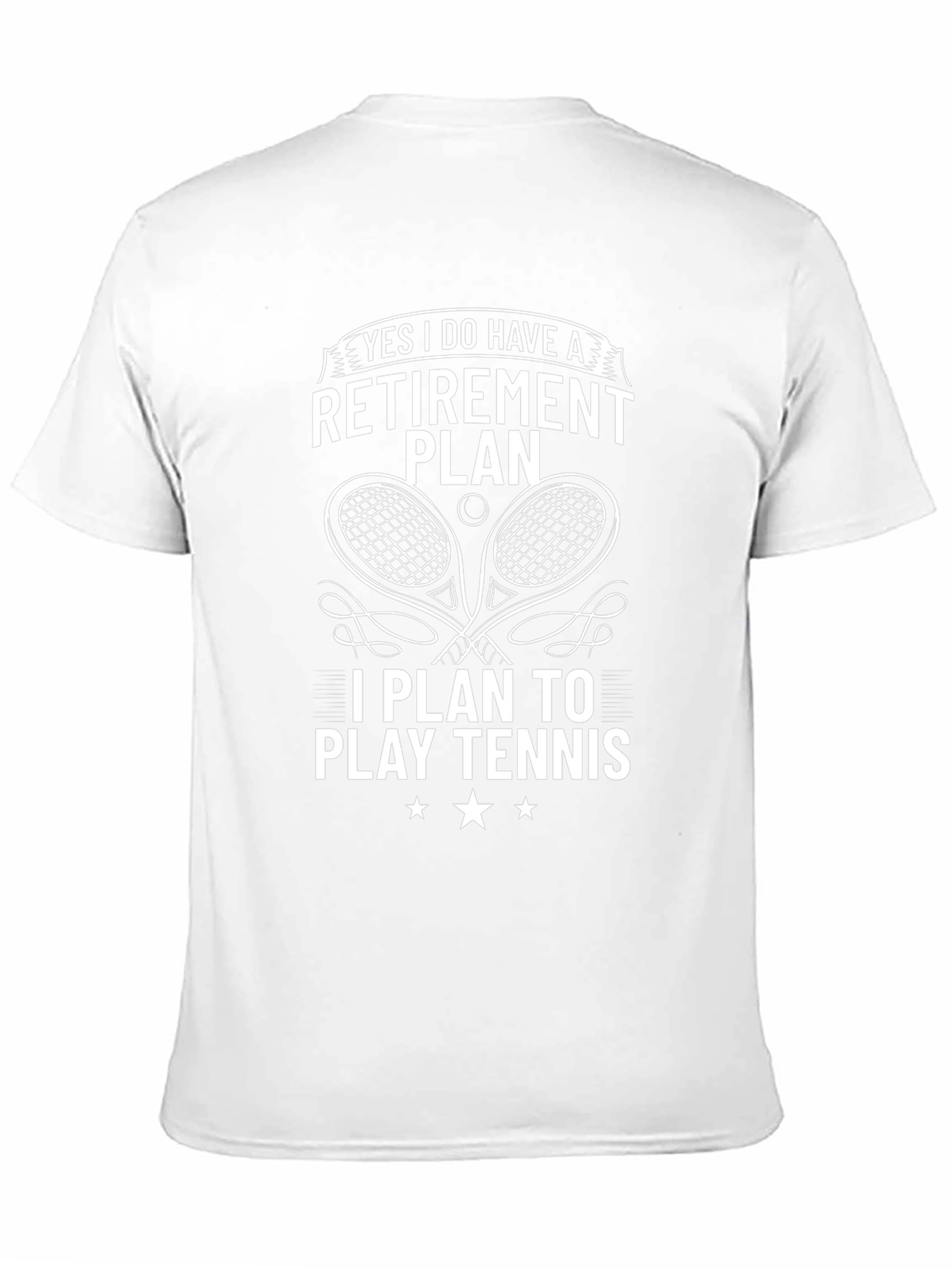 Tennis Retirement Plan T-Shirt