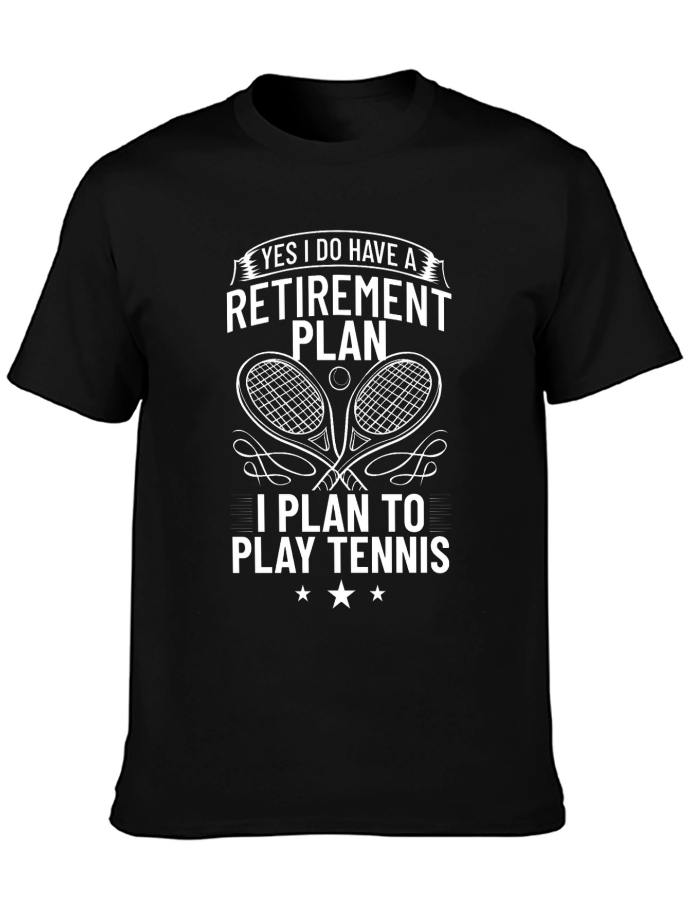 Tennis Retirement Plan T-Shirt