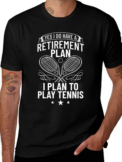 Tennis Retirement Plan T-Shirt