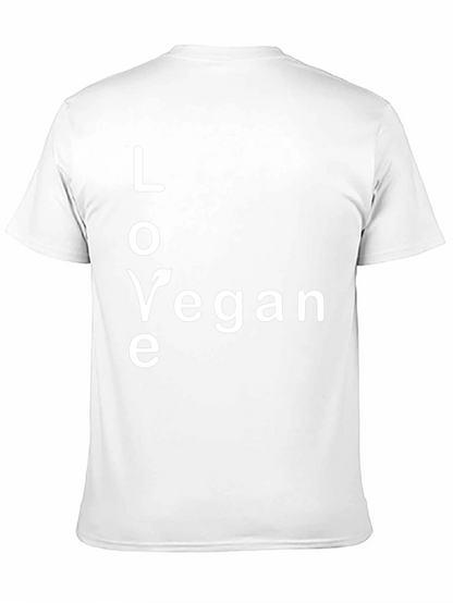 Love Vegan Black Graphic Tee