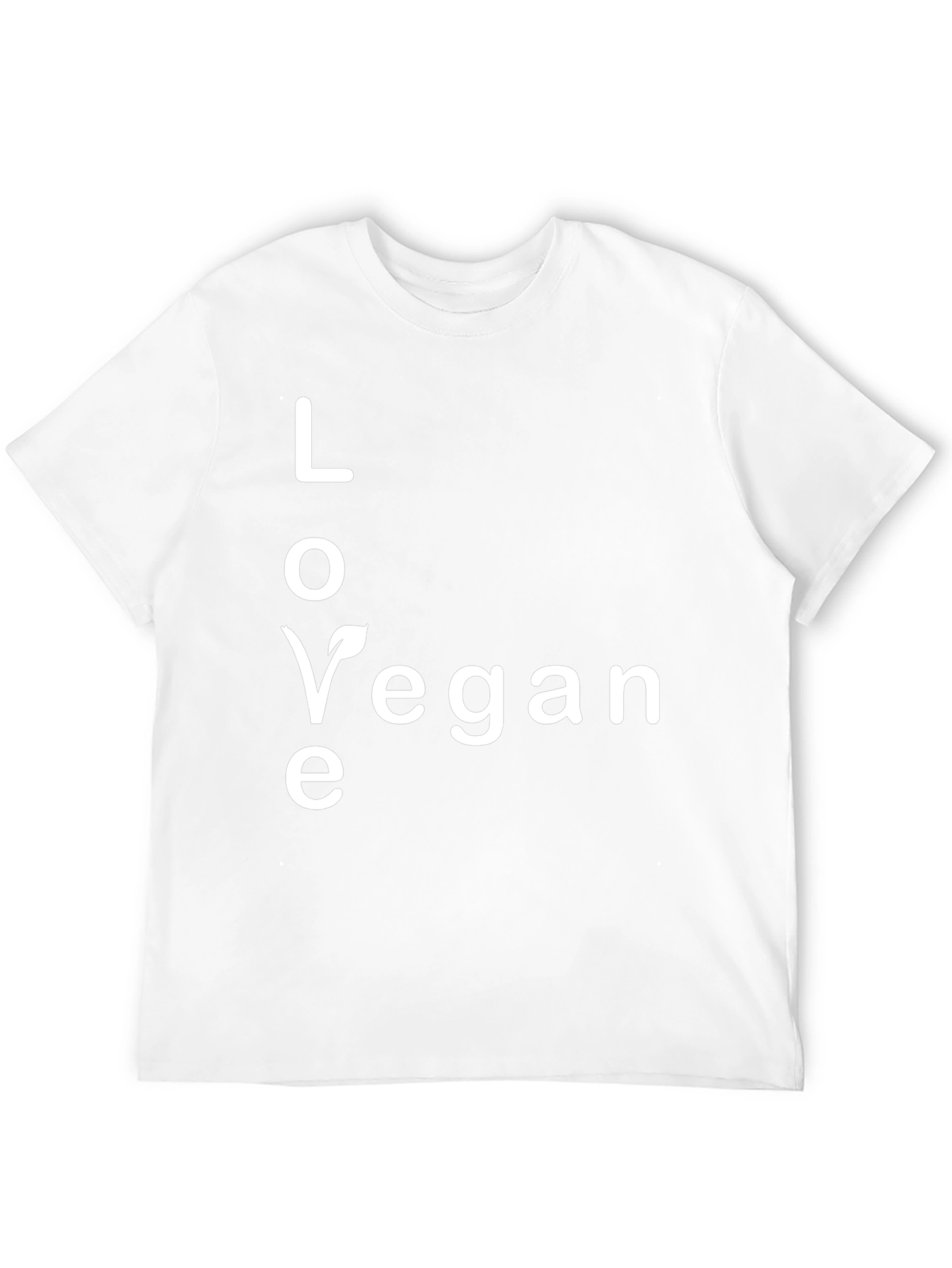 Love Vegan Black Graphic Tee