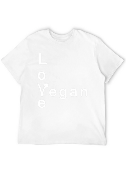 Love Vegan Black Graphic Tee