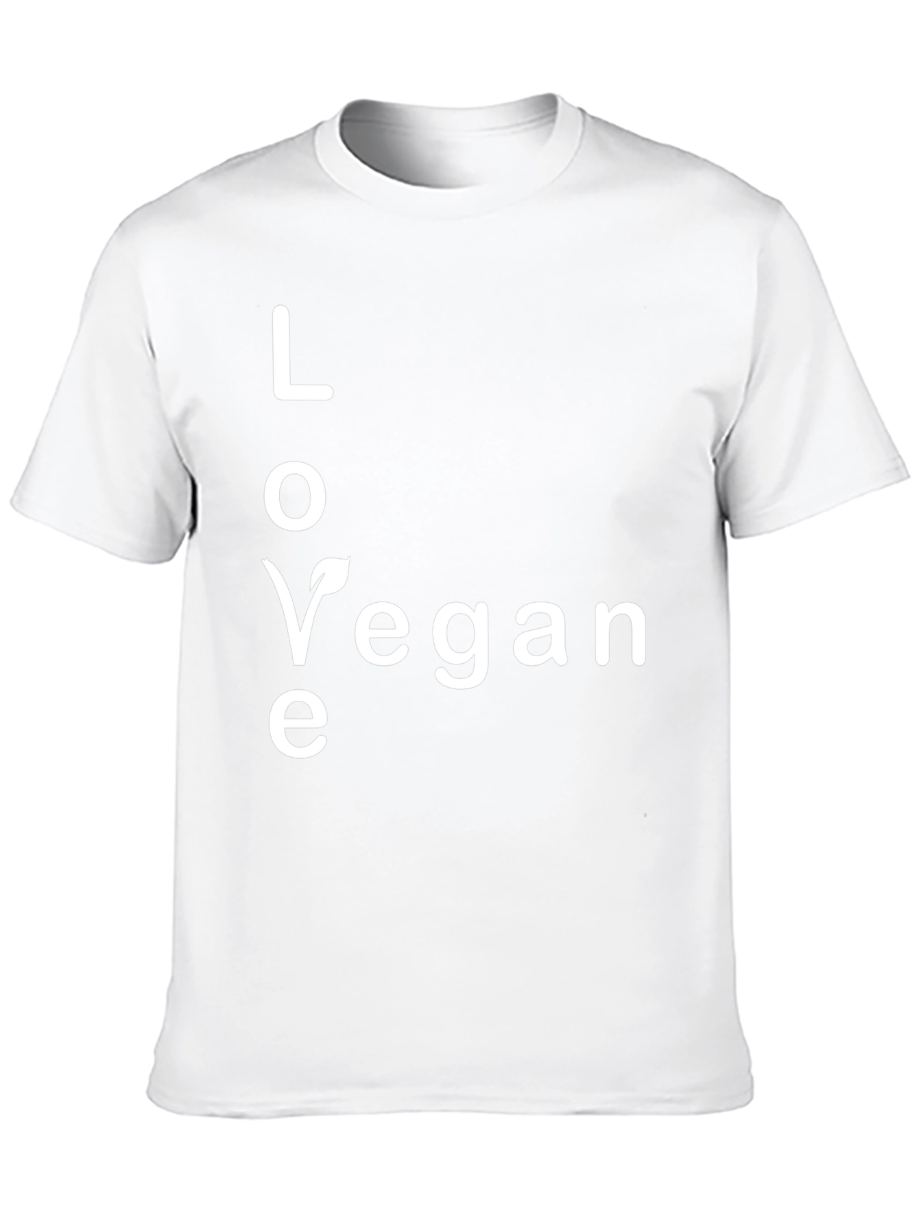 Love Vegan Black Graphic Tee
