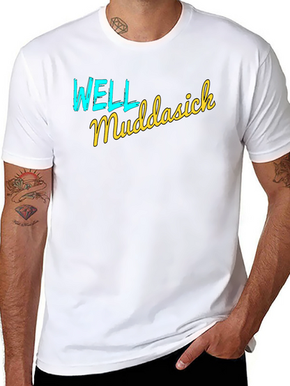 Well Muddasick Black Graphic T-Shirt