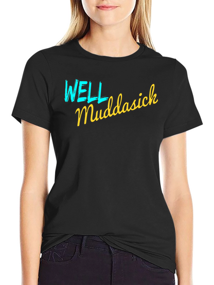 Well Muddasick Black Graphic T-Shirt