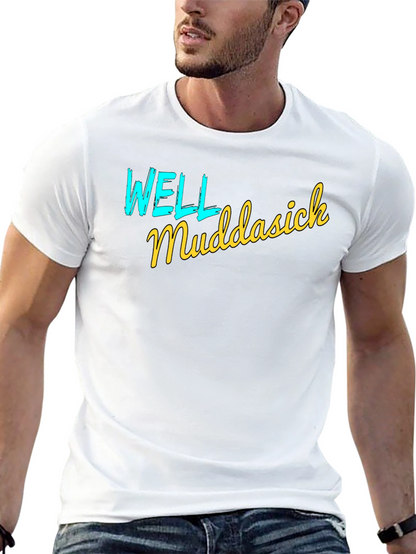 Well Muddasick Black Graphic T-Shirt