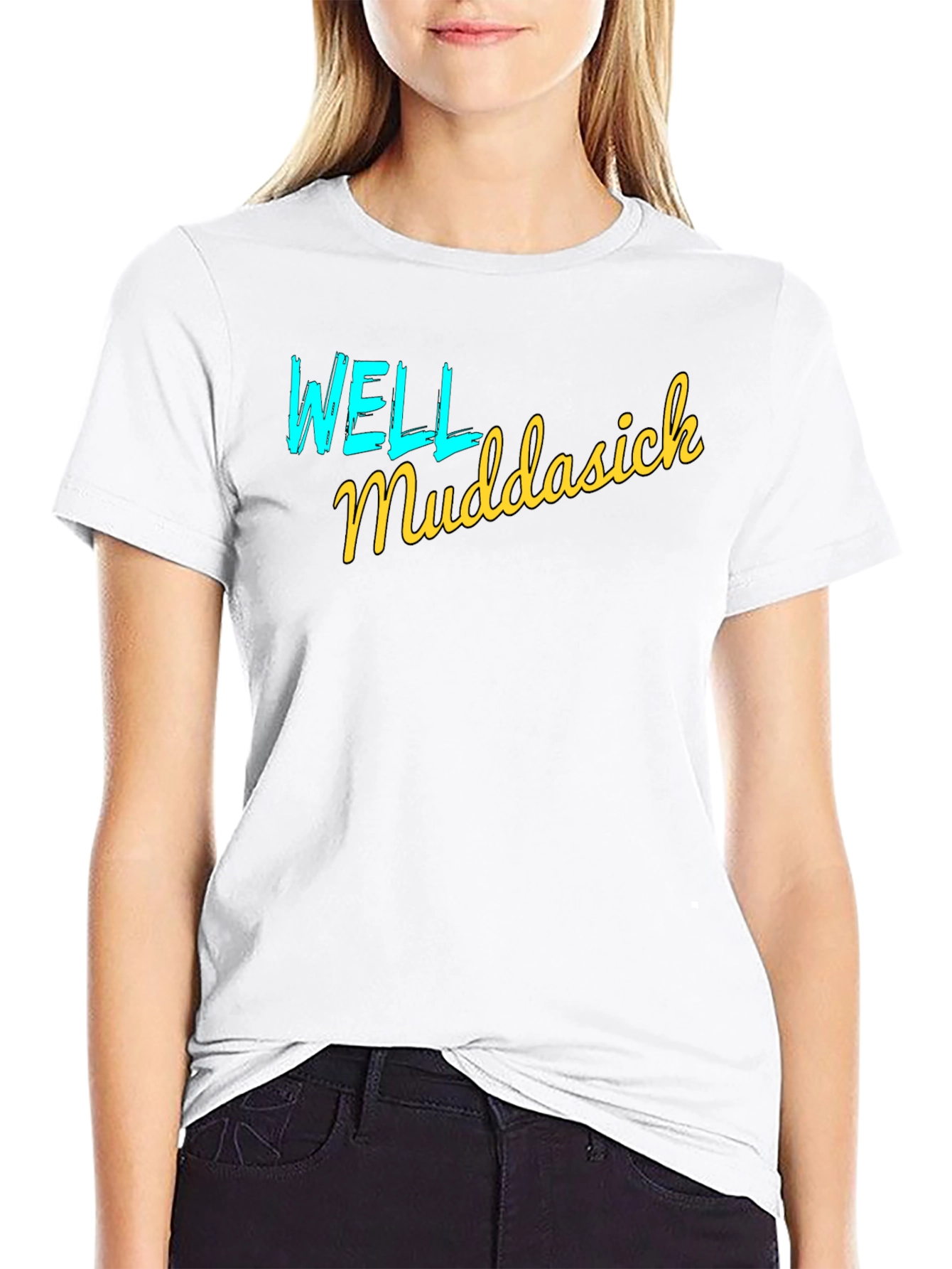 Well Muddasick Black Graphic T-Shirt