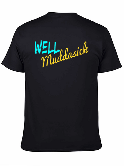 Well Muddasick Black Graphic T-Shirt