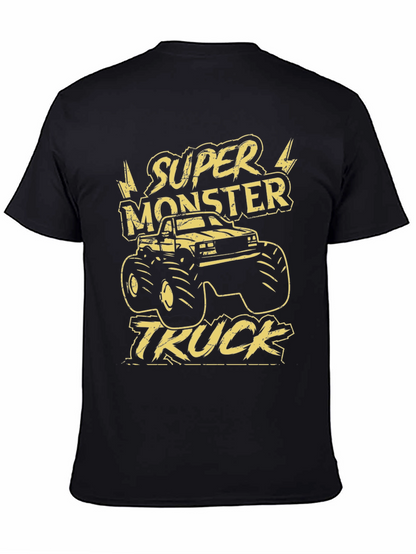 Super Monster Truck Graphic Tee - Black