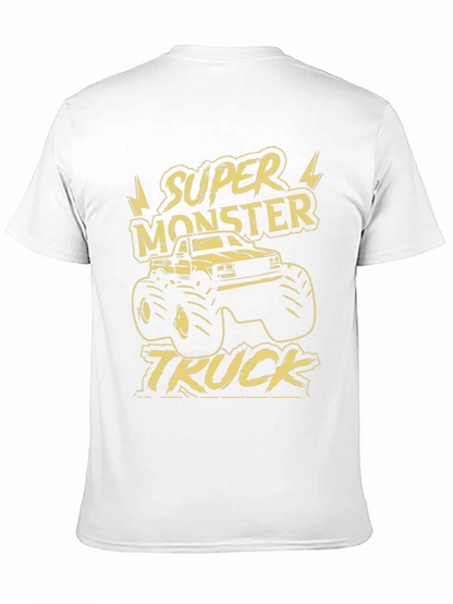 Super Monster Truck Graphic Tee - Black