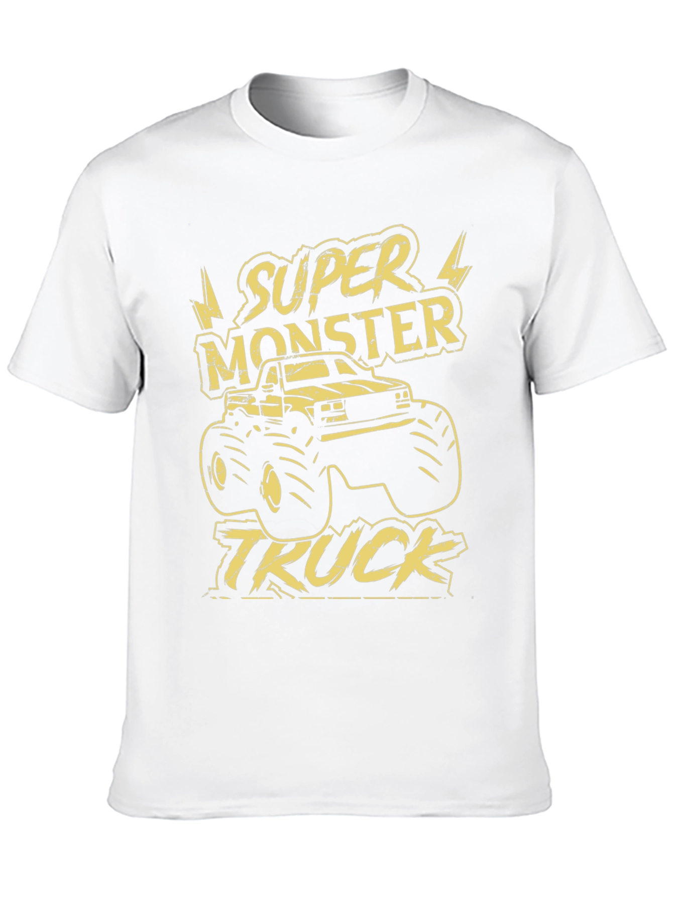 Super Monster Truck Graphic Tee - Black
