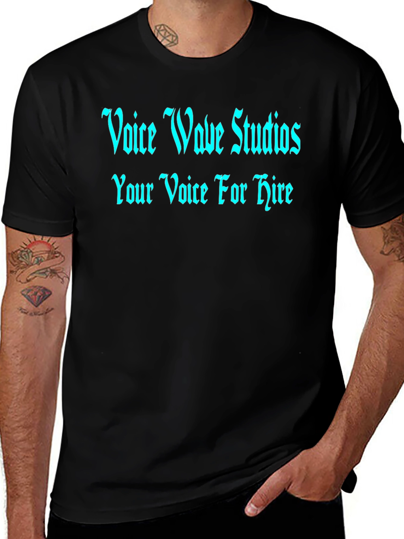 Voice Wave Studios Black T-Shirt