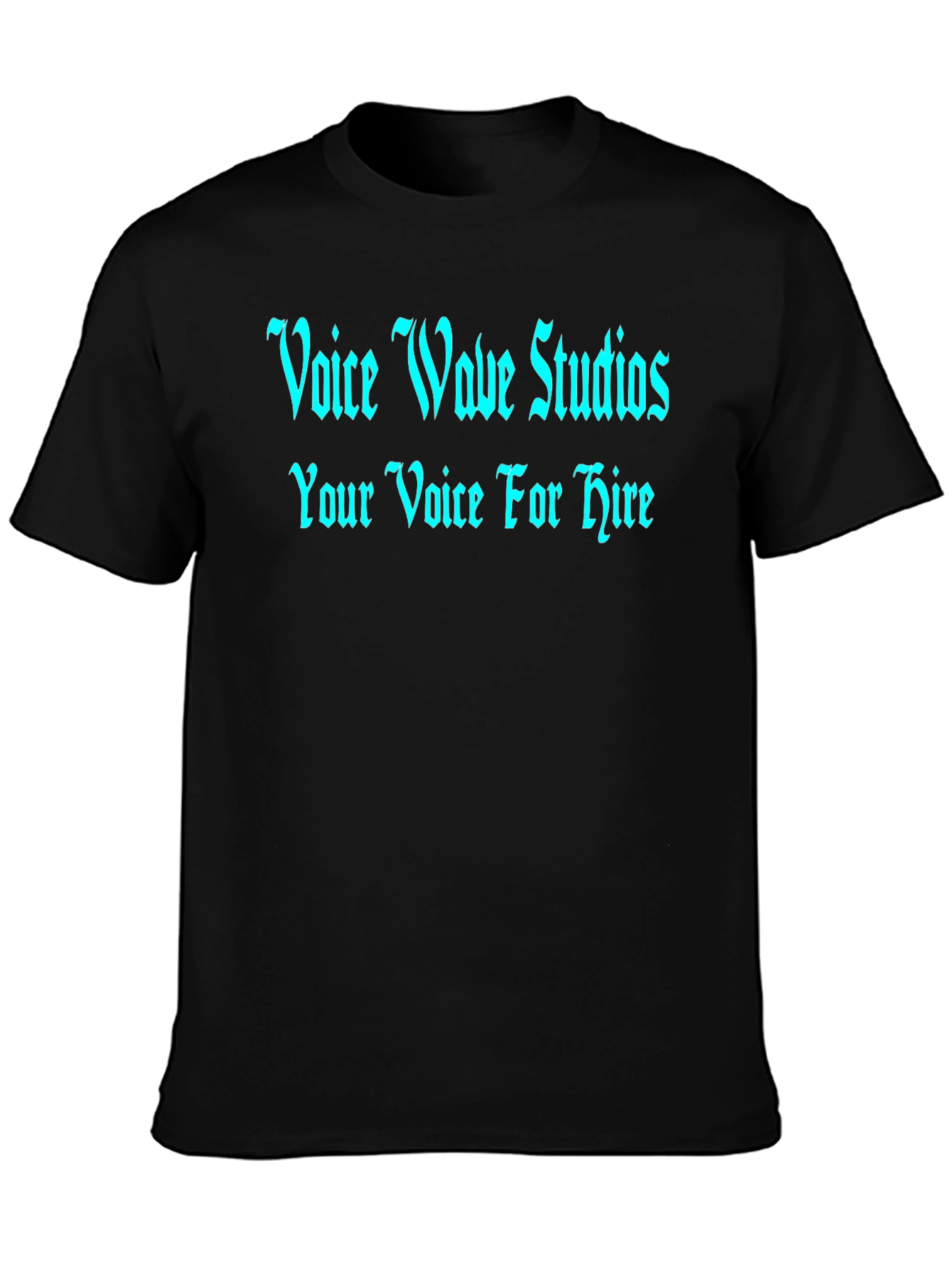 Voice Wave Studios Black T-Shirt