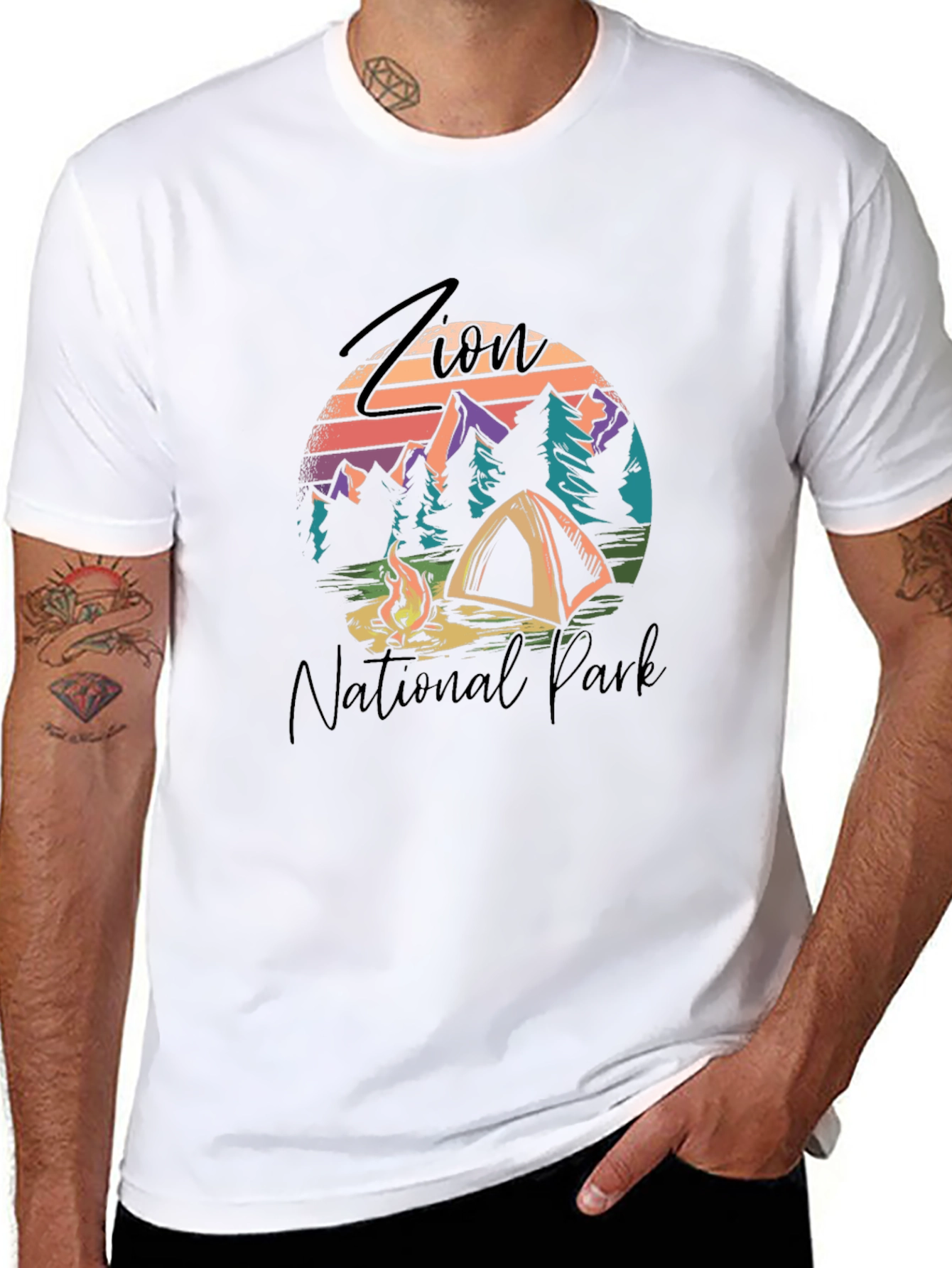 Zion National Park Camping T-Shirt