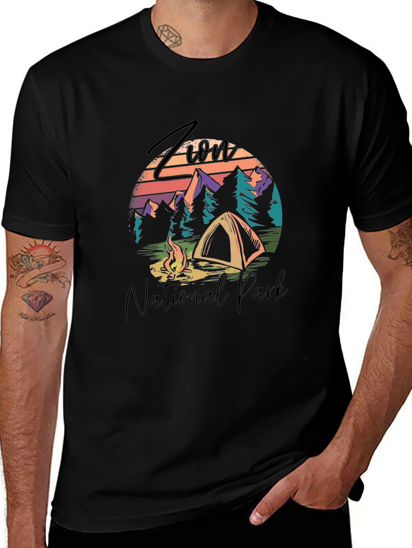 Zion National Park Camping T-Shirt