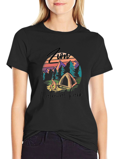 Zion National Park Camping T-Shirt
