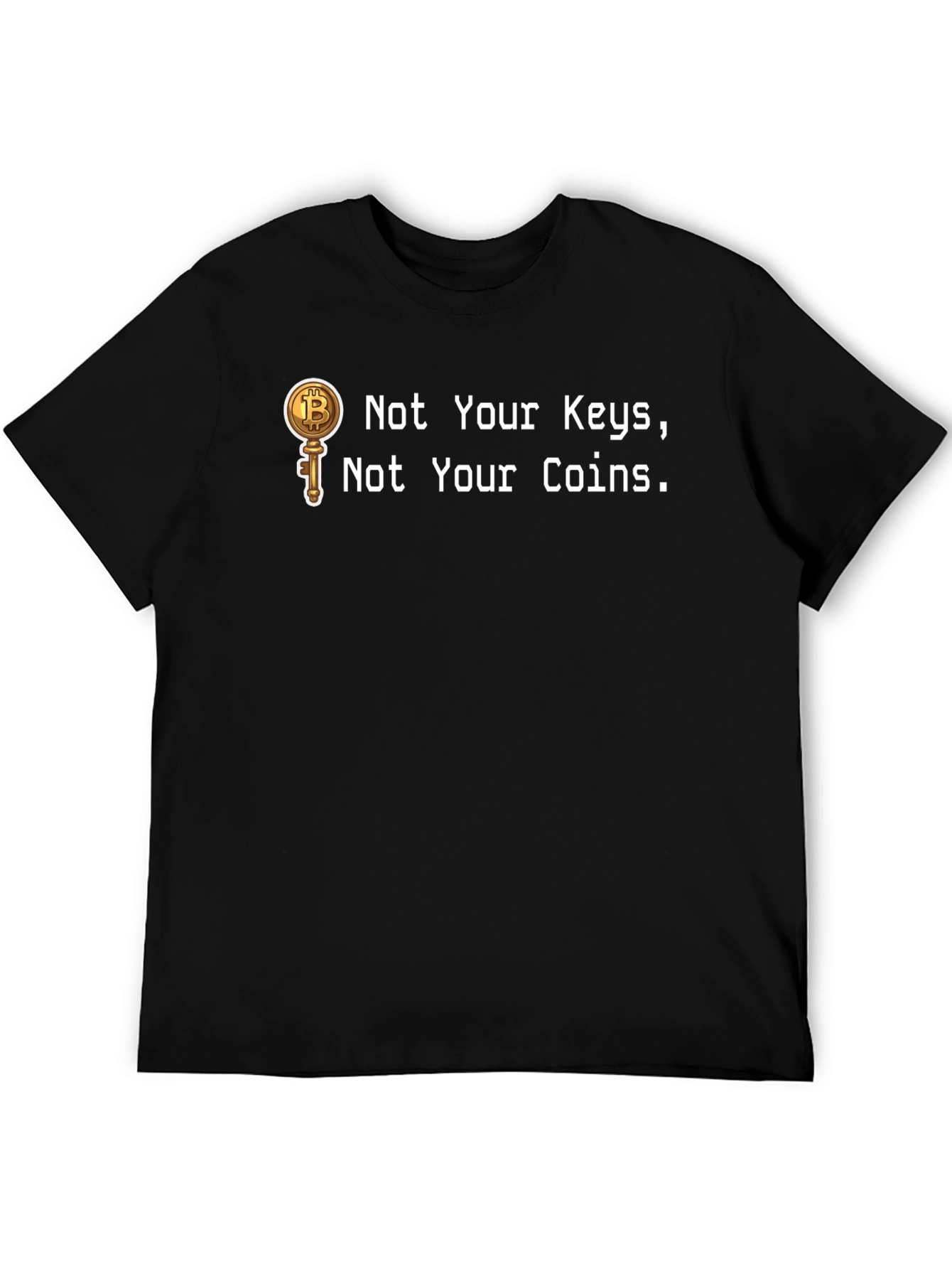 Bitcoin Key T-Shirt - Crypto Enthusiast Apparel