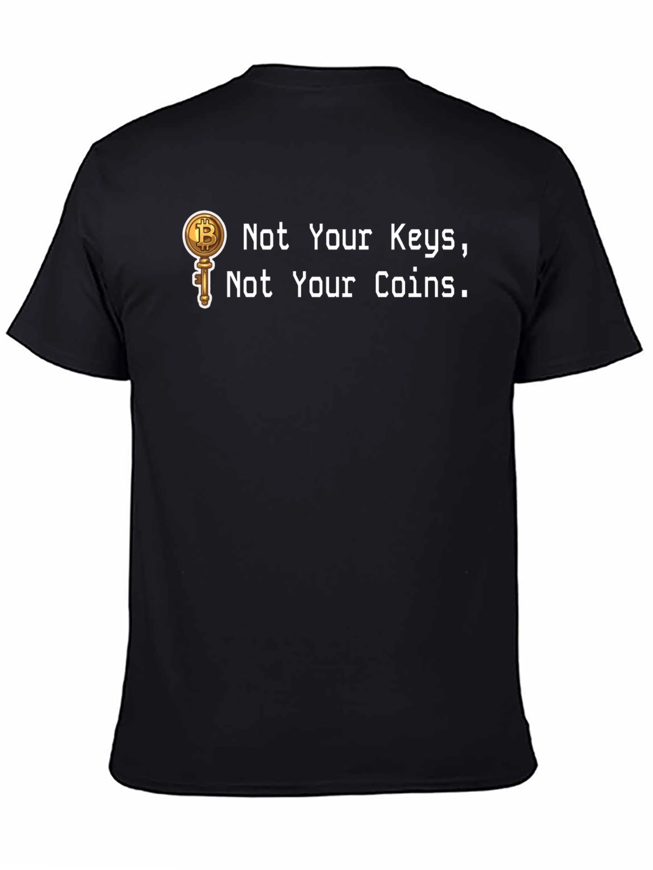 Bitcoin Key T-Shirt - Crypto Enthusiast Apparel