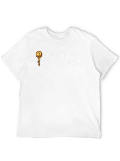 Bitcoin Key T-Shirt - Crypto Enthusiast Apparel