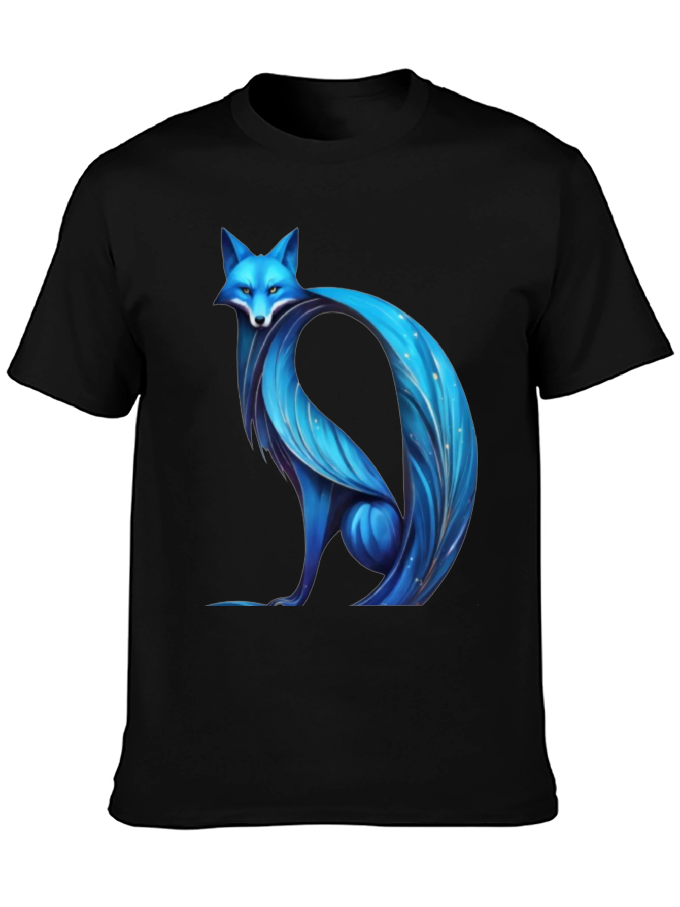 Blue Fox Graphic Tee - Modern Stylish Design