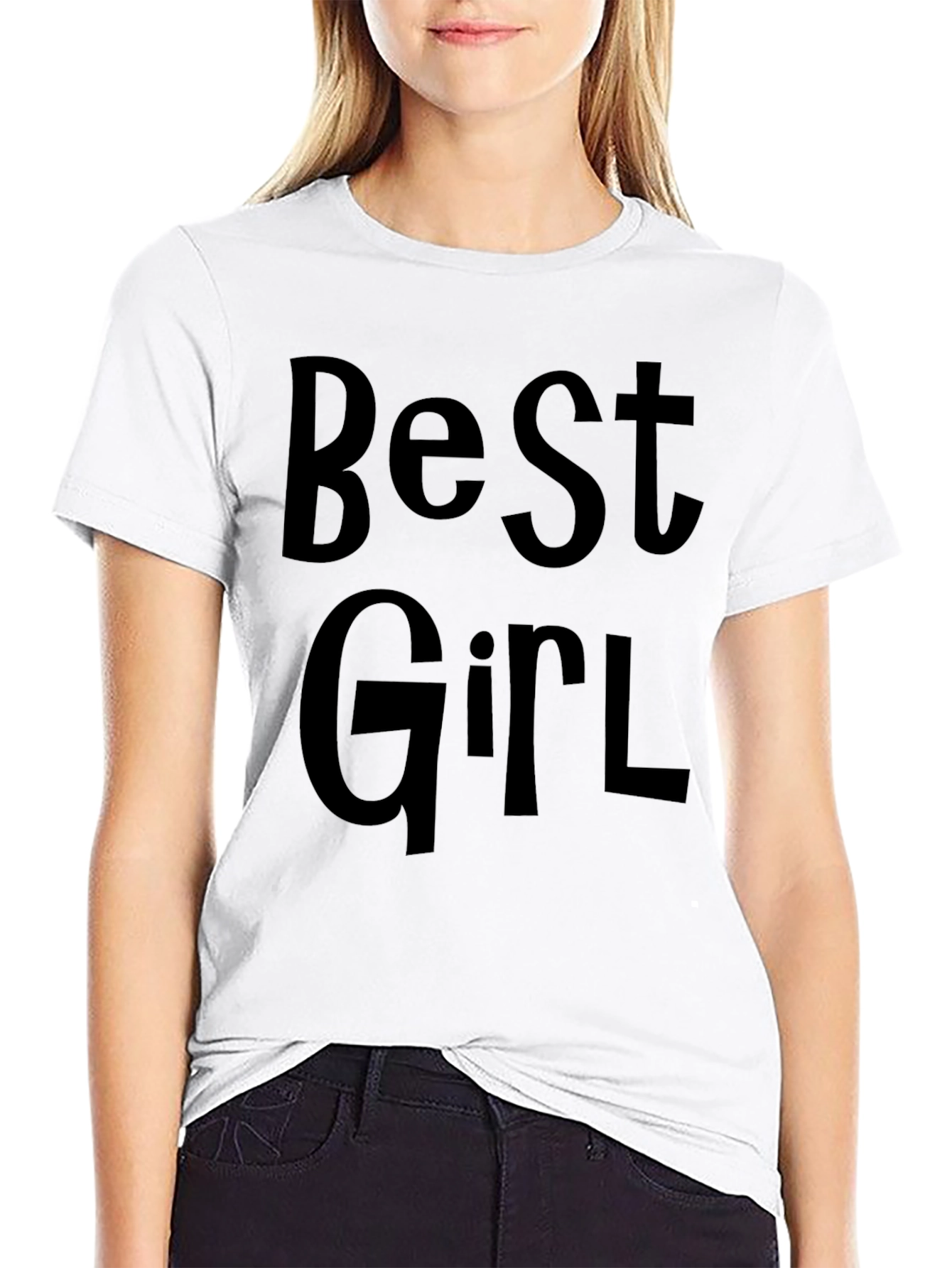 Best Girl T-Shirt - Black Graphic Tee