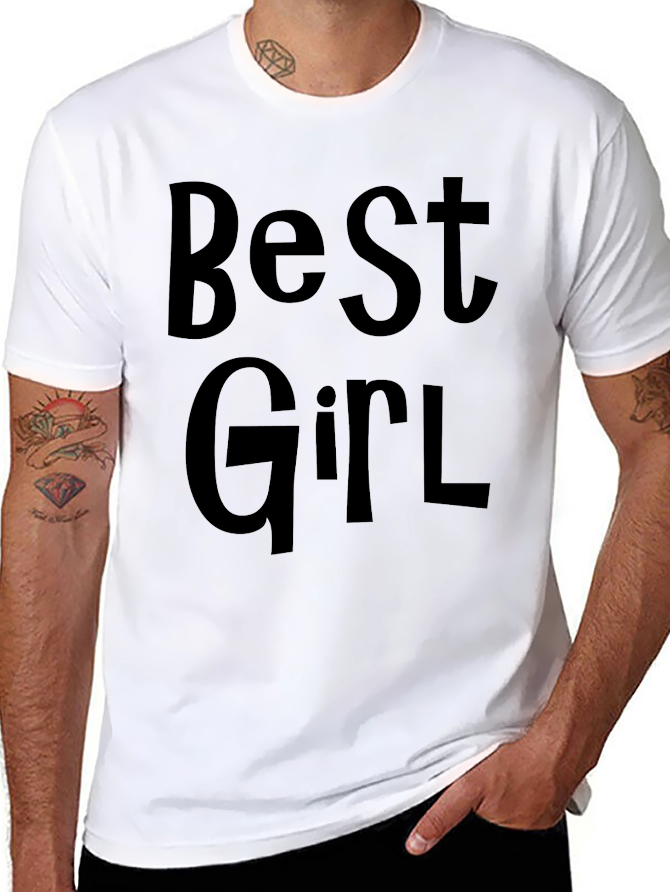 Best Girl T-Shirt - Black Graphic Tee