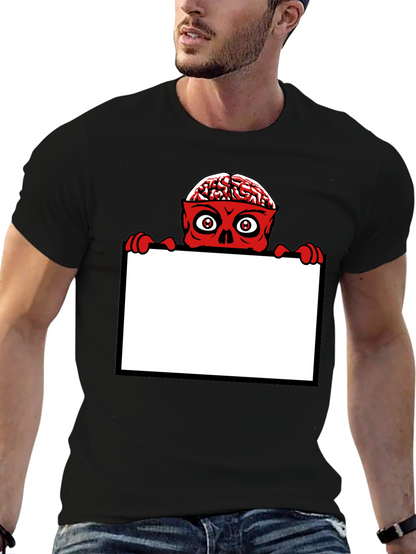 Brainy Zombie Graphic Tee - Unique Halloween Shirt