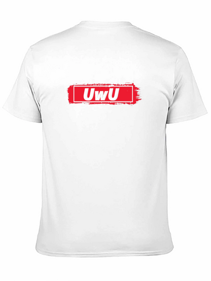 UwU Graphic Tee - Black Cotton Comfort