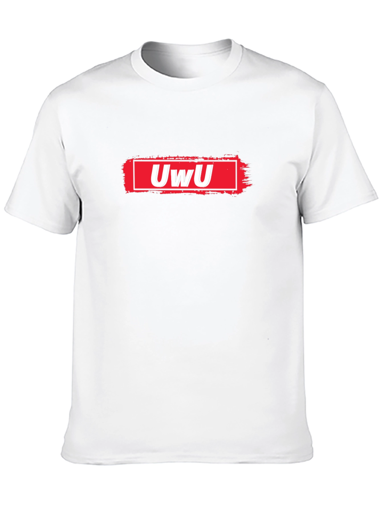 UwU Graphic Tee - Black Cotton Comfort