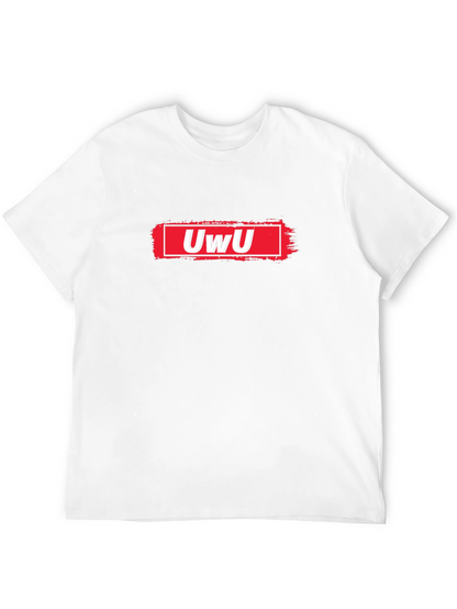 UwU Graphic Tee - Black Cotton Comfort