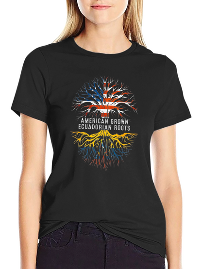 American Grown Ecuadorian Roots T-Shirt