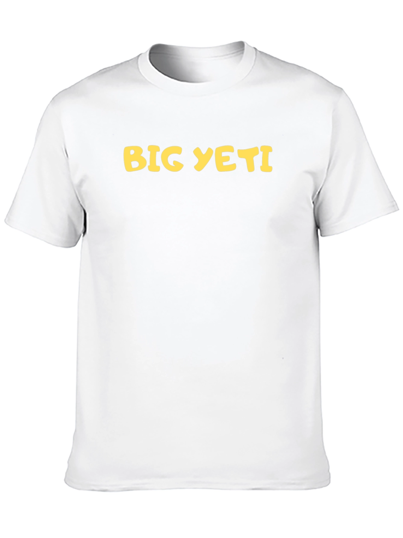 Big Yeti Graphic Tee - Black Cotton T-Shirt