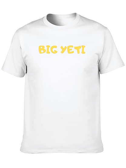 Big Yeti Graphic Tee - Black Cotton T-Shirt