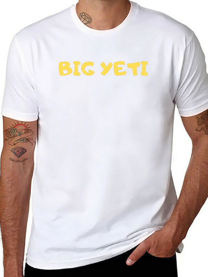 Big Yeti Graphic Tee - Black Cotton T-Shirt