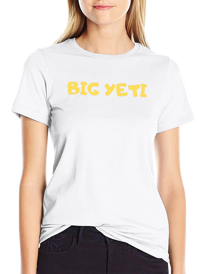 Big Yeti Graphic Tee - Black Cotton T-Shirt