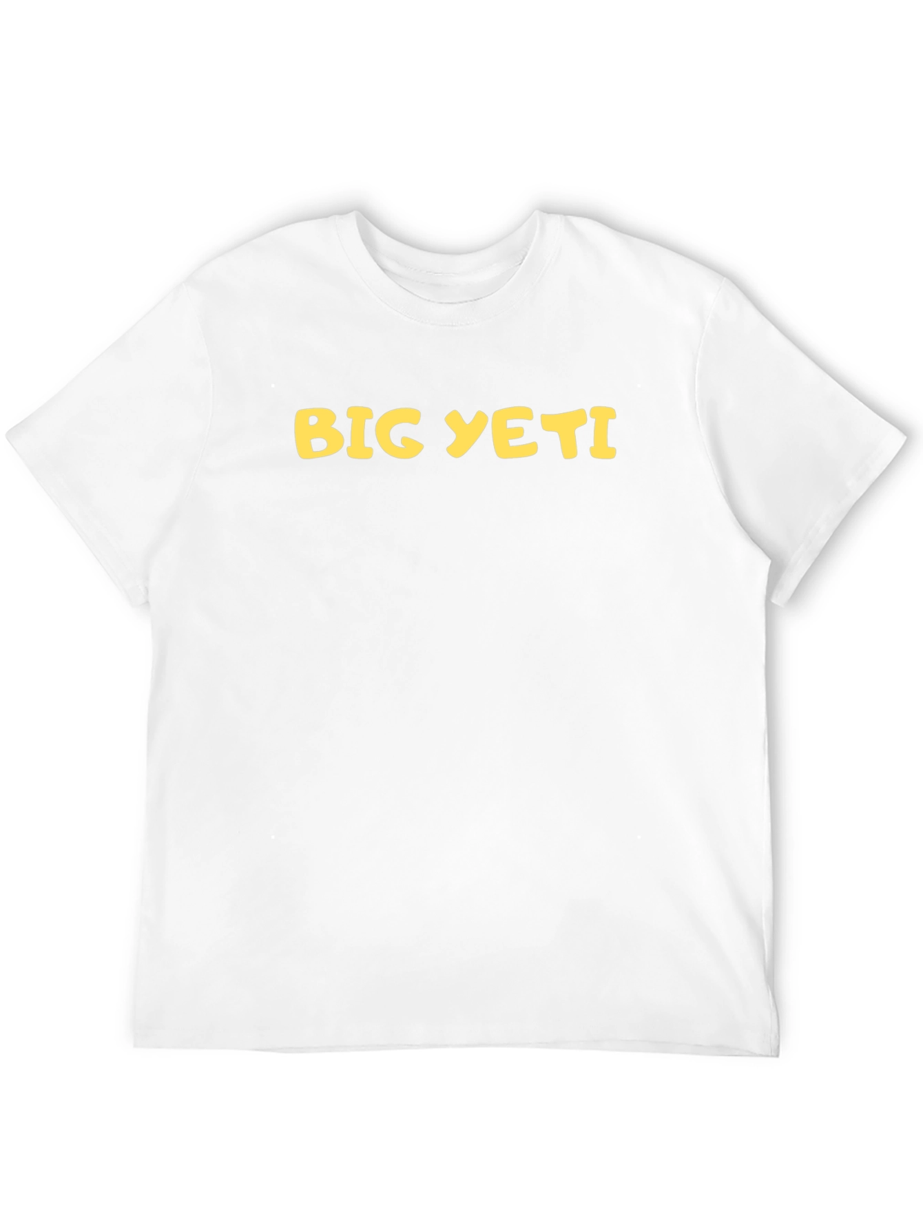 Big Yeti Graphic Tee - Black Cotton T-Shirt