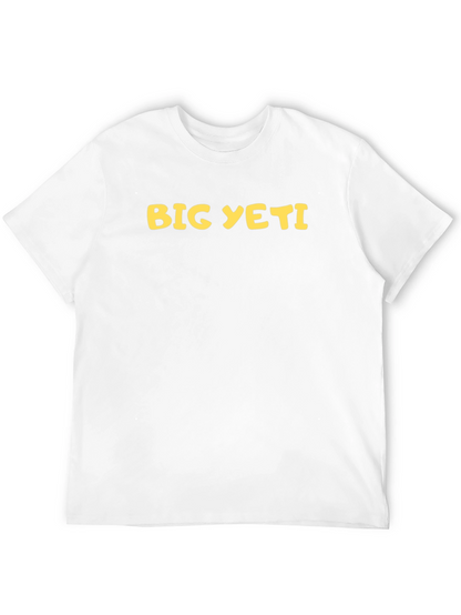 Big Yeti Graphic Tee - Black Cotton T-Shirt