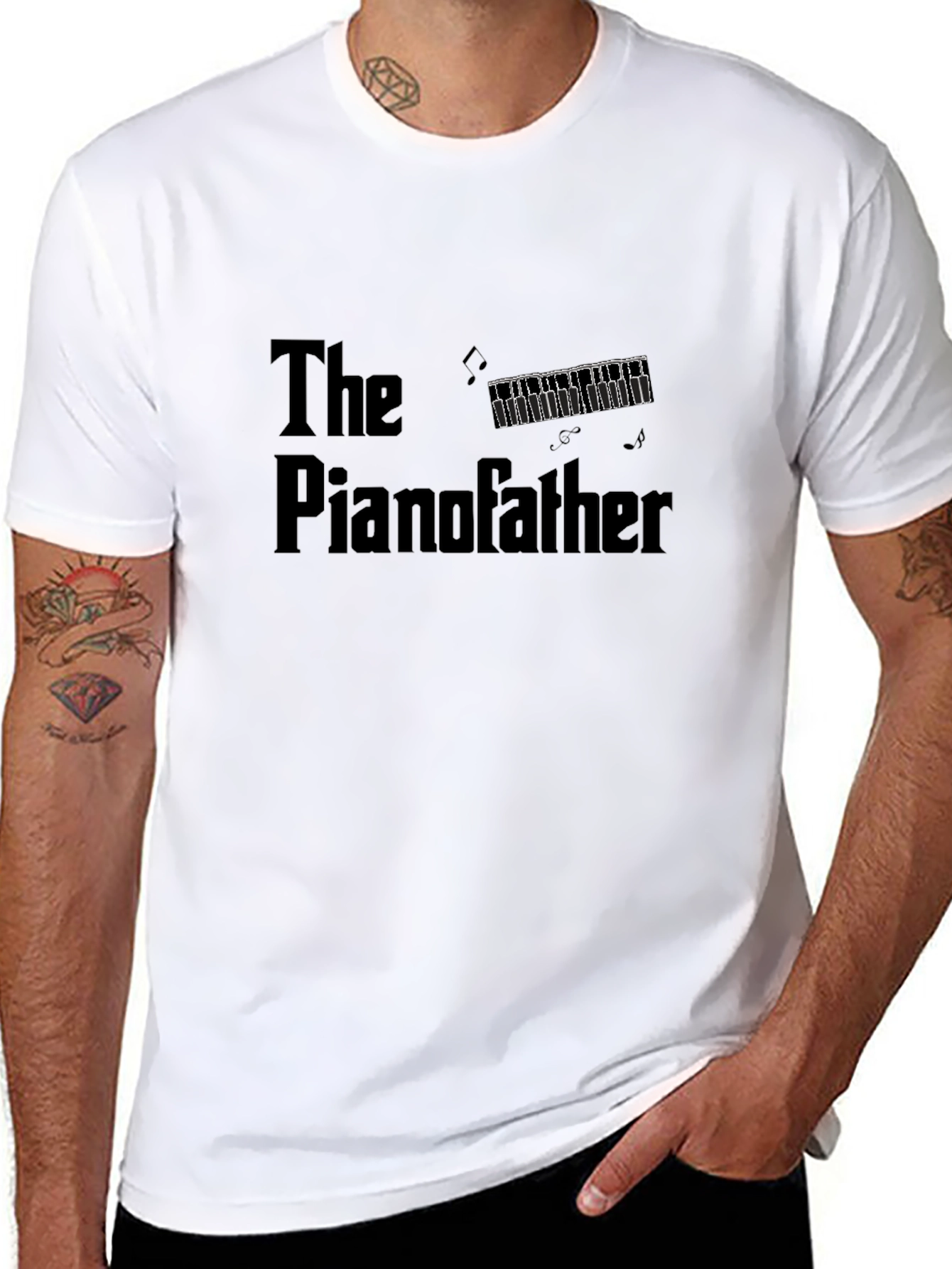The Pianofather T-Shirt - Music Lover Tee
