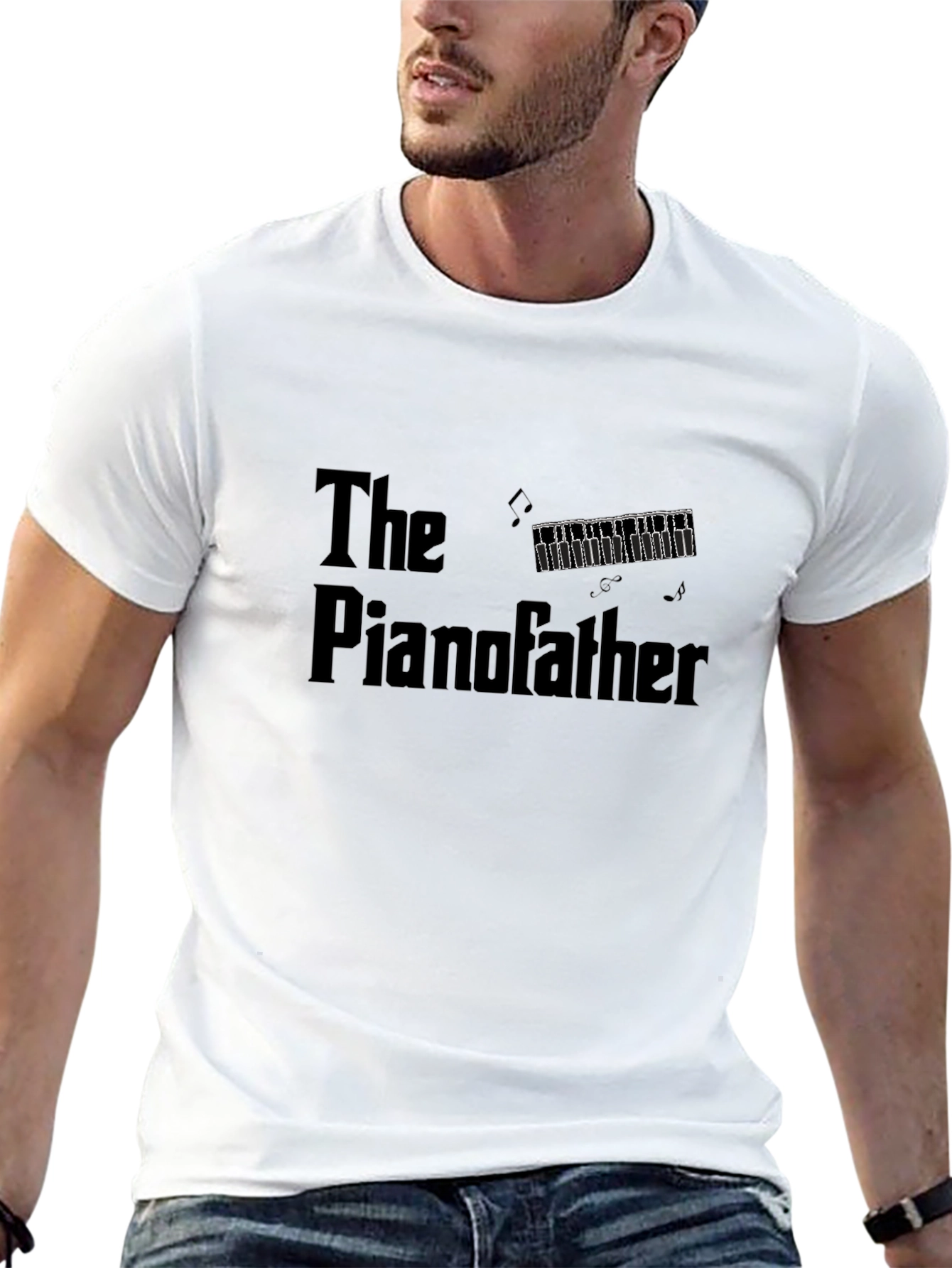 The Pianofather T-Shirt - Music Lover Tee