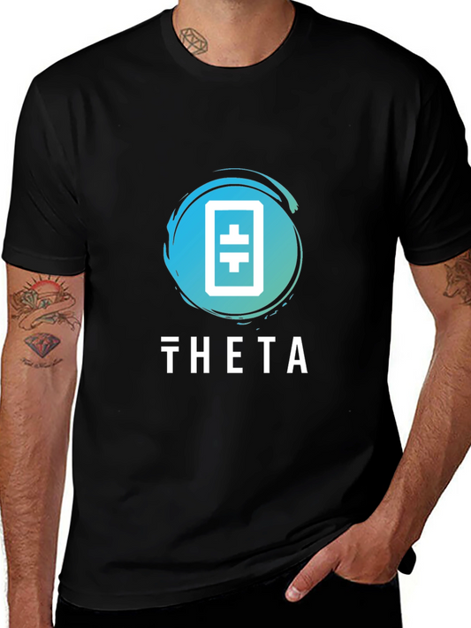 Theta Network Crypto T-Shirt Black