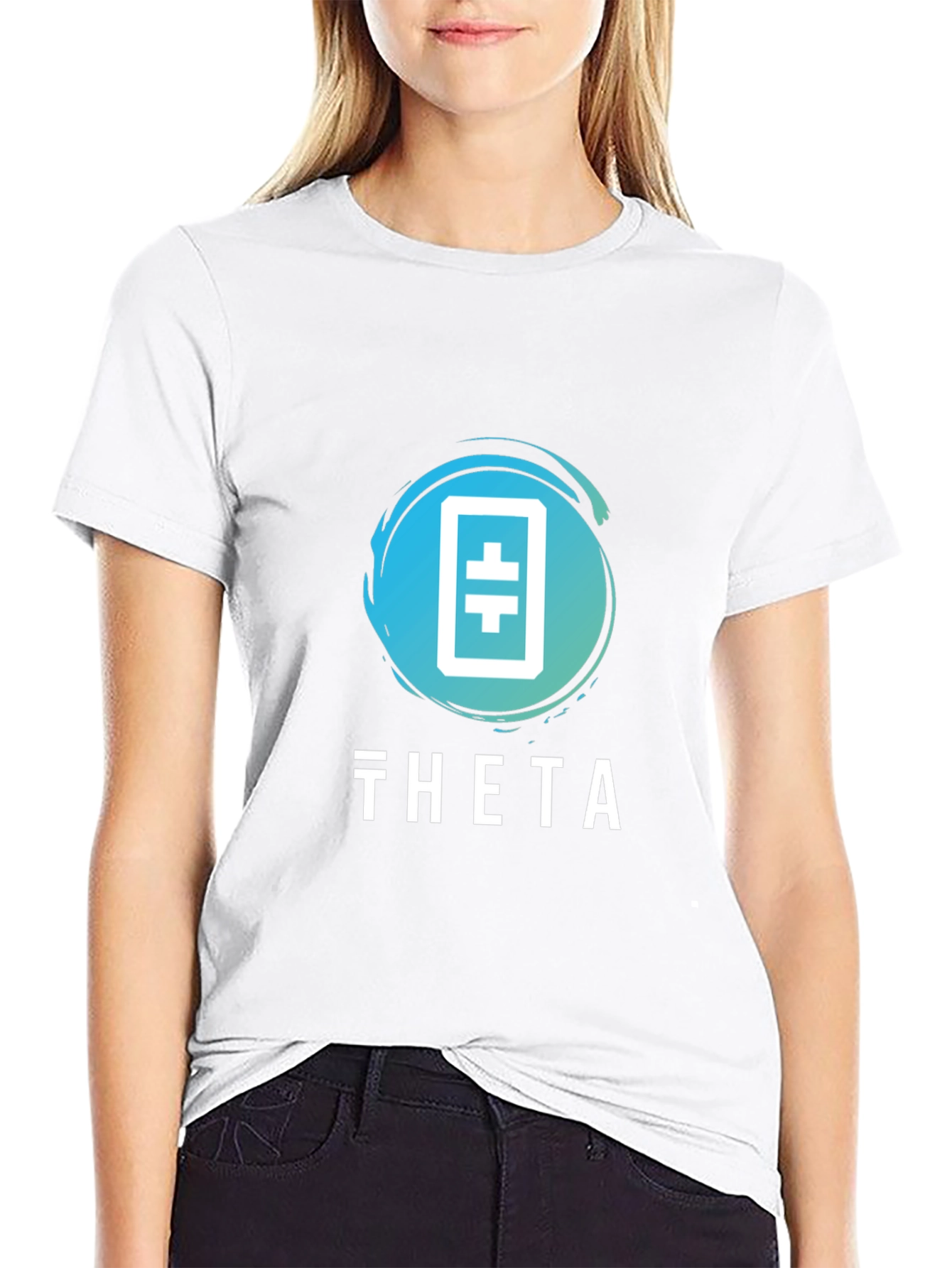 Theta Network Crypto T-Shirt Black