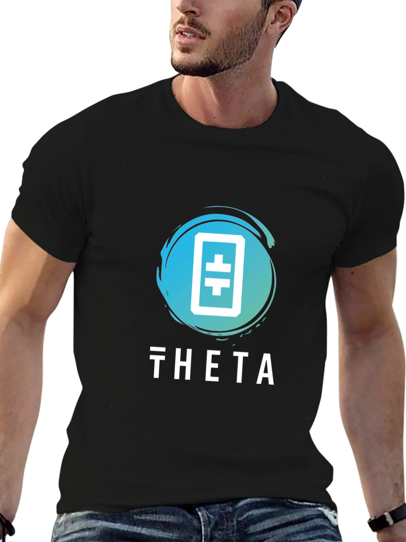 Theta Network Crypto T-Shirt Black