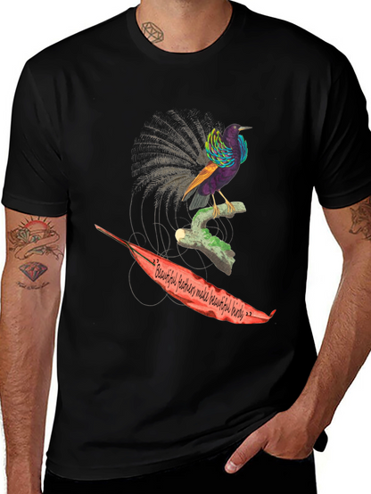 Bird of Paradise Graphic Tee - Nature Inspired Design