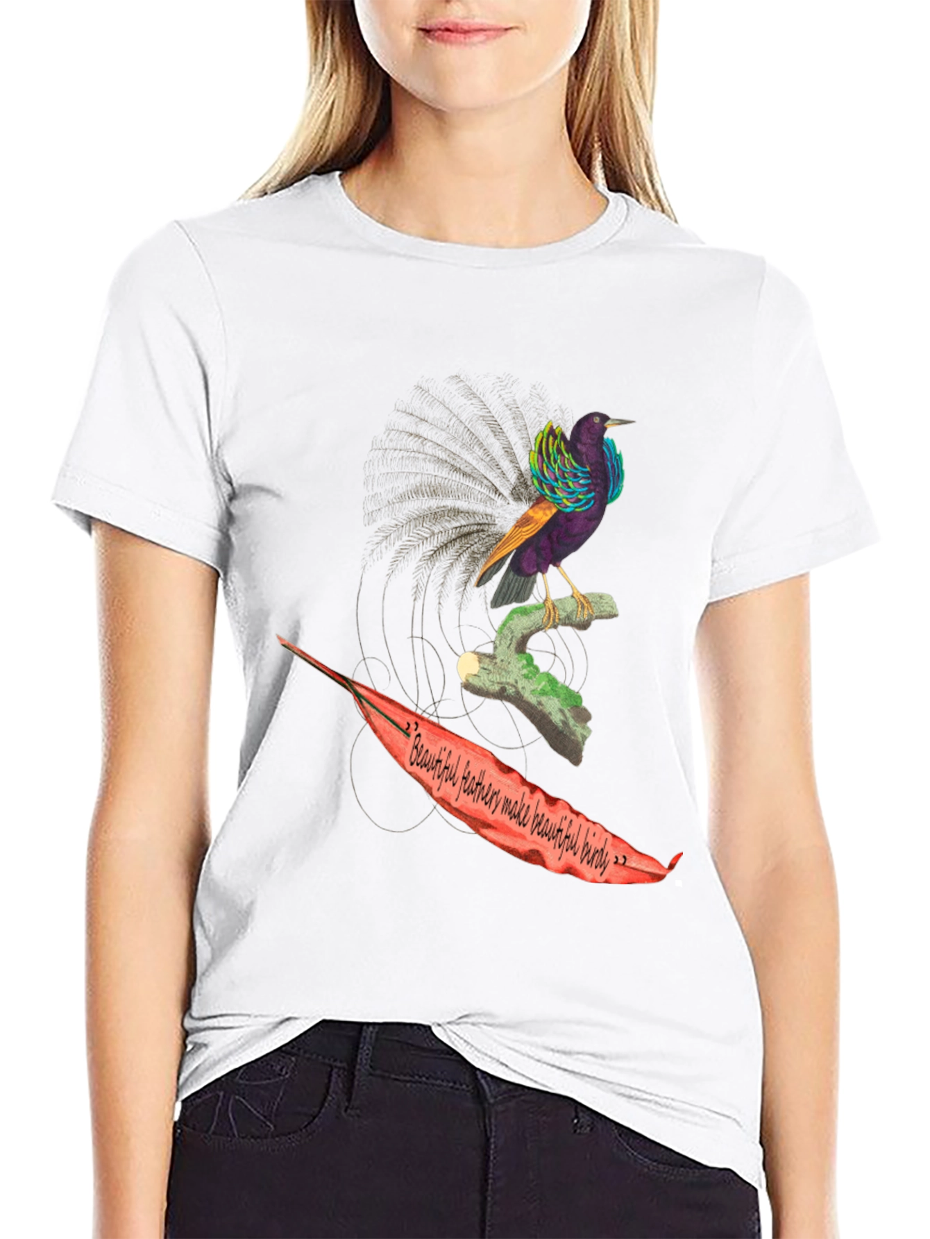 Bird of Paradise Graphic Tee - Nature Inspired Design