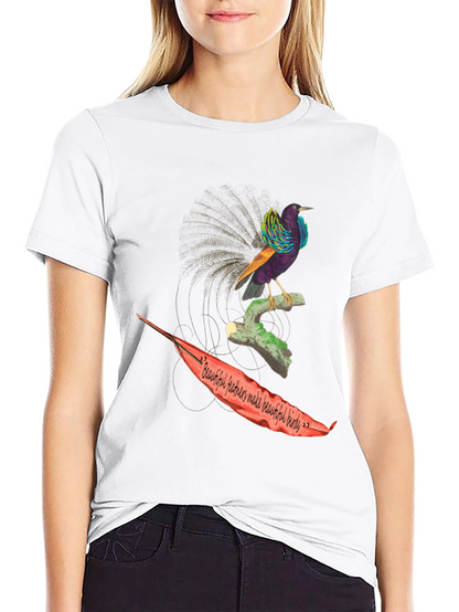 Bird of Paradise Graphic Tee - Nature Inspired Design