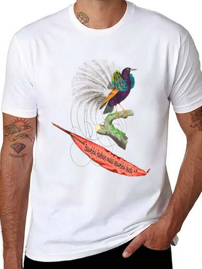 Bird of Paradise Graphic Tee - Nature Inspired Design