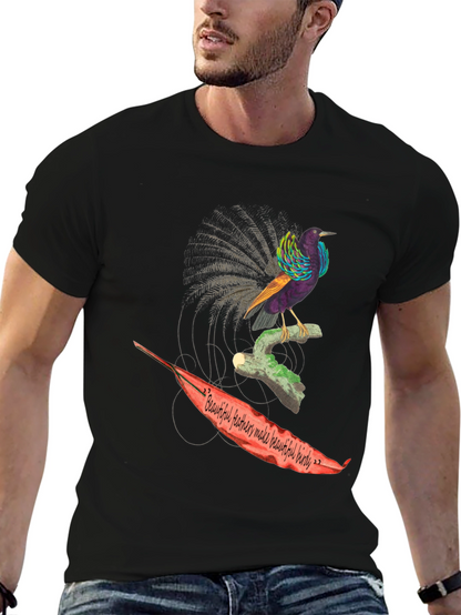 Bird of Paradise Graphic Tee - Nature Inspired Design
