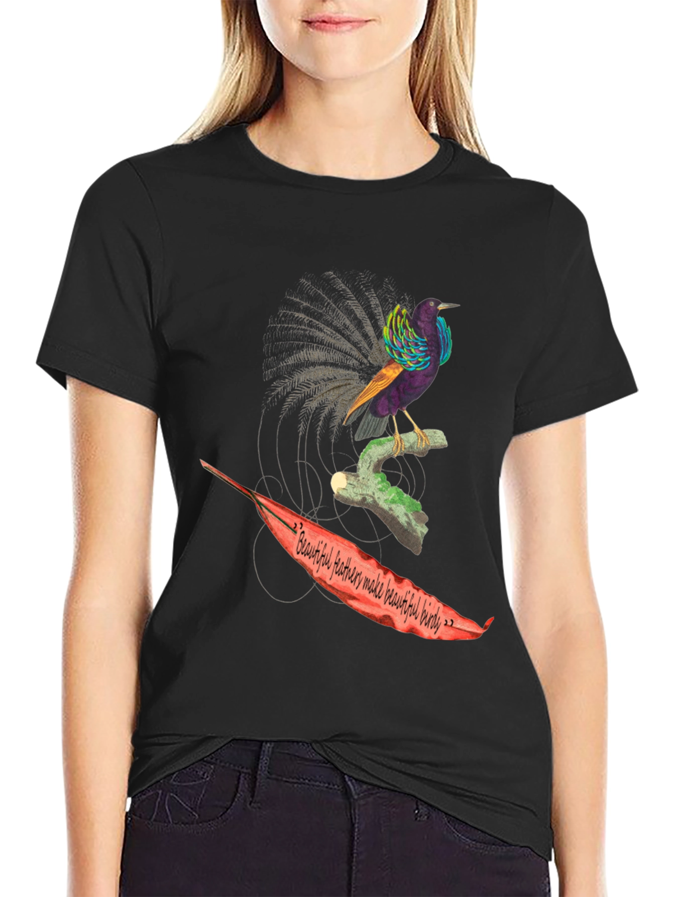 Bird of Paradise Graphic Tee - Nature Inspired Design
